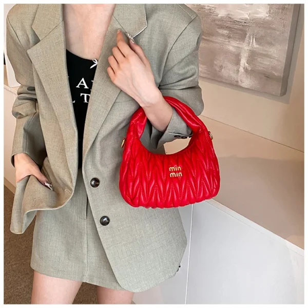 Thread Hobos Tote Bag Shoulder Crossbody Bags for Women Handbag and Purses 2024 New Ladies Messenger Bags Trendy Designer 4