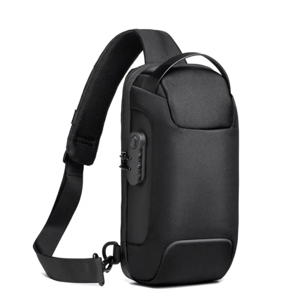 2023 Men's Chest Bag Waterproof Crossbody Bag Multifunction Anti-theft Travel Bags Shoulder Bag Male USB Charging Pouch for Man 2