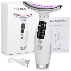 neck face beauty device vibration massage for face and neck personal care skindion home use beauty device face lifting machine 1