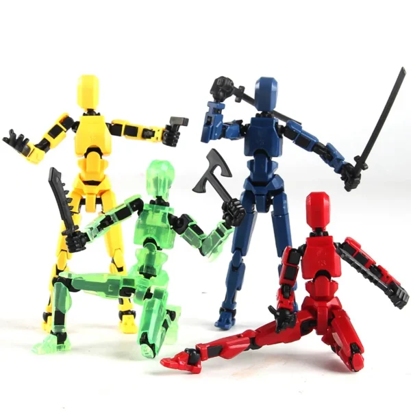 3D Multi-Jointed Movable Shapeshift Robot Creative Printed Mannequin Dummy Action Model Doll Toys Kid Decora for Girl Boys Gifts 2