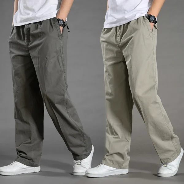 Men's Cargo Pants Summer Spring Cotton Work Wear New In Large Size 6XL Casual Climbing Joggers Sweatpants Hombre Autumn Trousers 6