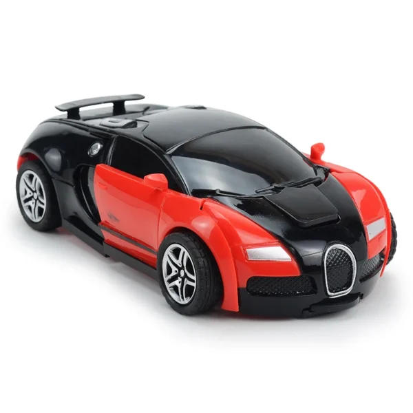 Transform CarRobot Model Car.Automatic Deformation Push and Go Car Vehicle Toy Race Car.Toys Easter Gifts for Boys 2