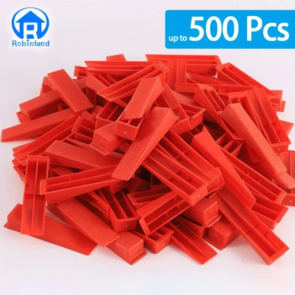 100-500Pcs Reusable Ceramic Wedges Insert Tile Leveling System Clips Spacers for Floor Wall Carrelage Construction Tools 1