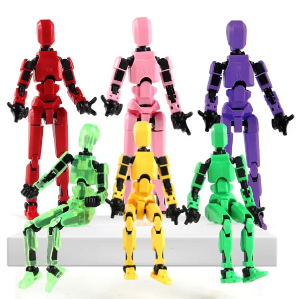 3D Multi-Jointed Movable Shapeshift Robot Creative Printed Mannequin Dummy Action Model Doll Toys Kid Decora for Girl Boys Gifts 5