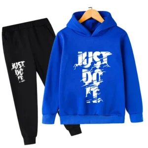 Children's Spring/Autumn Casual Sportswear Boys and Girls Hoodie+Pants 2-piece Set Daily Children's Clothing Set 3-14 Years Old 1