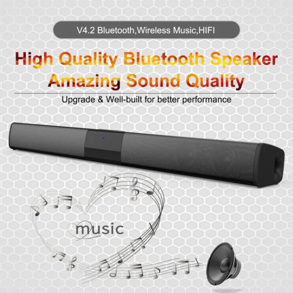 Home Theater Sound System Bluetooth Speaker Computer Speakers For TV Soundbar Box Subwoofer Radio Music Center Boom Box Column 5