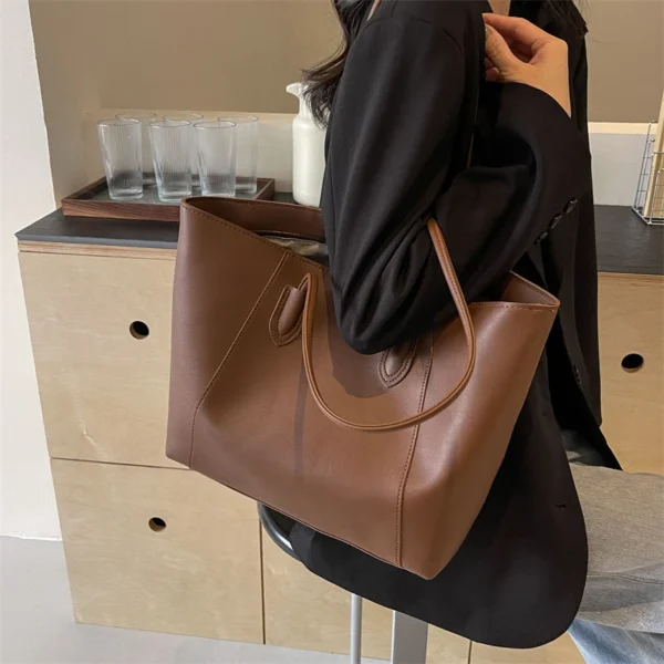 Hot Selling Light Luxury Sewing Thread Zipper Women's Handbag 2024 New High-end Fashion PU Women's Commuter Shoulder Bag Bolsa 2