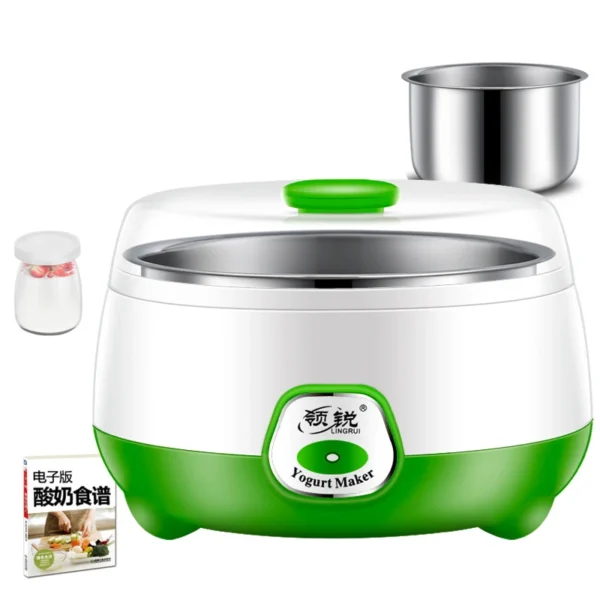 Electric Yogurt Maker Mini Automatic Yogurt Machine Household DIY Yogurt Tools Yogurt Kitchen Appliances Stainless Steel 220V 5