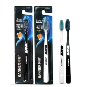 Ultra-fine Soft Toothbrush Adult Men Women Dental Tooth Brush Non-electric Teeth Oral Care Colorful Fluffy Hair Non-slip Handle 1