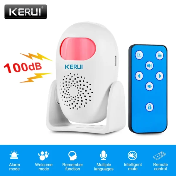 KERUI M120 Smart Motion Detector Alarm PIR Infrared Anti-Theft Burglar Welcome Chime Doorbell For Garage Shop Home Security 1