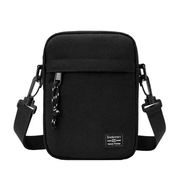 Simple Mini Crossbody Handbags Bag Men's Nylon Shoulder Side Bag for Men Messenger Phone Sling Bag Husband  Chest Pack Wallet 3