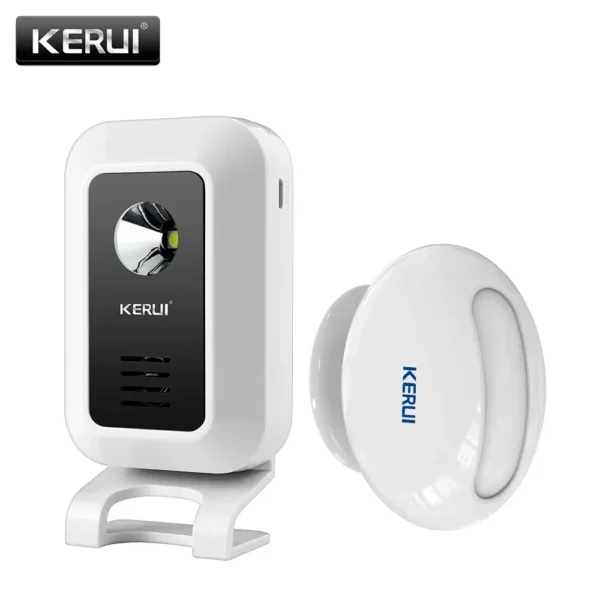 KERUI M7 Welcome Motion Sensor Security Alarm 32 Songs DoorBell Chime Wireless Smart Home LED Night Light Door Window Store Shop 1