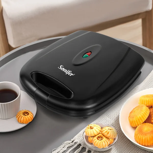 Electric Donut Maker Cooking Kitchen Appliances Bubble Egg Cake Oven Breakfast Machine Waffles Pot Iron Non-stick Coated Sonifer 3