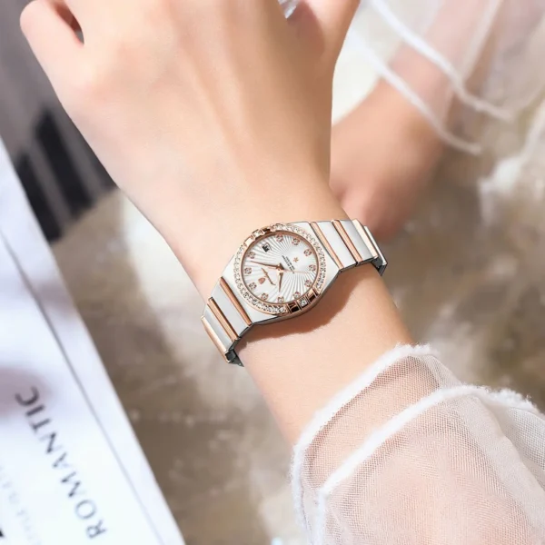 POEDAGAR Luxury Woman Wristwatch Waterproof Luminous Date Stainless Steel Watch For Ladies High Quality Quartz Women Watches+box 5