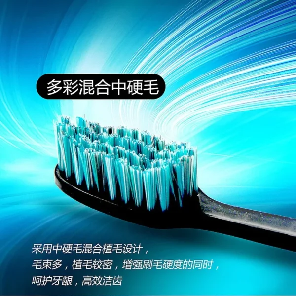 Ultra-fine Soft Toothbrush Adult Men Women Dental Tooth Brush Non-electric Teeth Oral Care Colorful Fluffy Hair Non-slip Handle 4