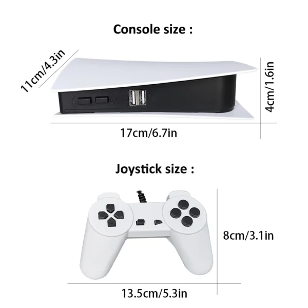 GS5 8-bit TV Video AV Output USB Plug and Play Support 200+ Nostalgia Game Console Electronic Mini Classic Retro Game Station 2