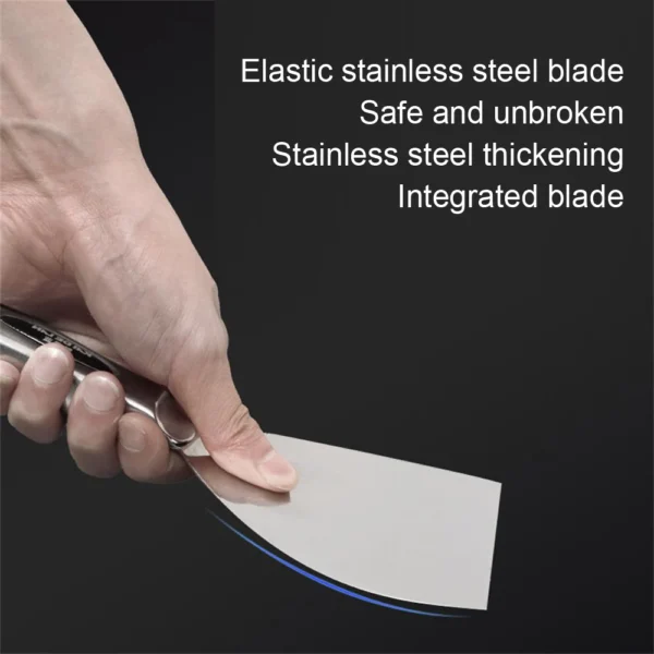 Stainless Steel Integrated Putty Knife Scraper Spatula Putty Painter Paint Tool Plaster Shovel Clean Spatula Construction Tool 5