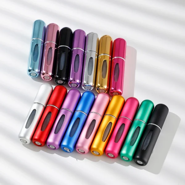 Portable Mini Travel High-end Perfume Bottle Base Refill Bottle Straight Charging Small Sample Perfume Aluminum Material 1