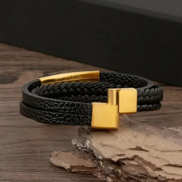 Classic Men's Leather Bracelet New Style Hand-woven Multi-layer Combination Accessory Fashion Man Jewelry Wholesale Dropshipping 6