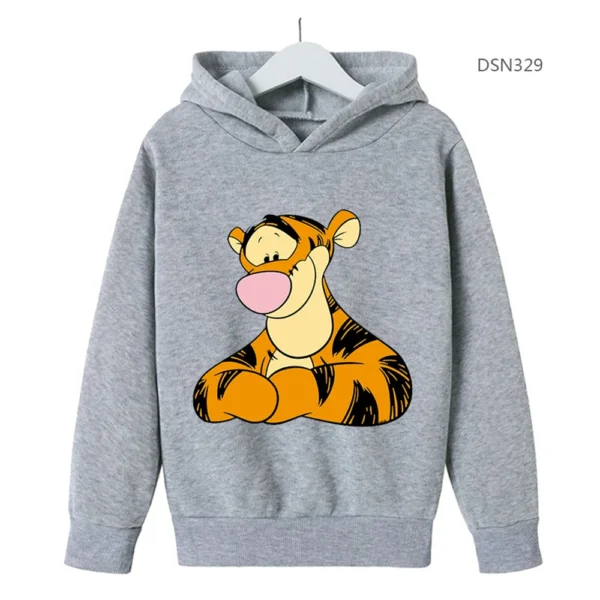 Kids Disney Tigger Clothes Kids Boys Sweatshirt Baby Girls Clothing Sweatshirts Tigger Sweater Pullovers Tops Hoodies Sportwear 2