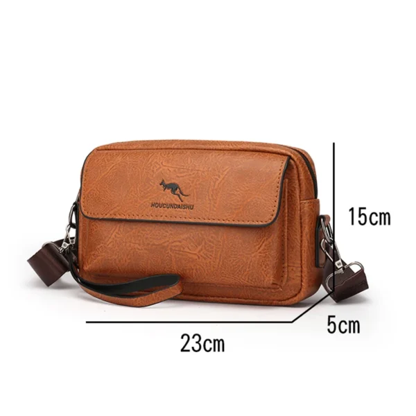 2024 Male Crossbody Waterproof Designer Classic Messenger Bags Pouch Men's Handbag Shoulder Bag Luxury Men Boy Leather Husband 5