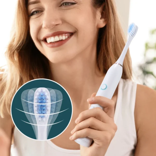 Intelligent Sonic Electric Toothbrush Adult Rechargeable Fully Automatic Whitening And Teeth Cleaning Device For Students Men 2