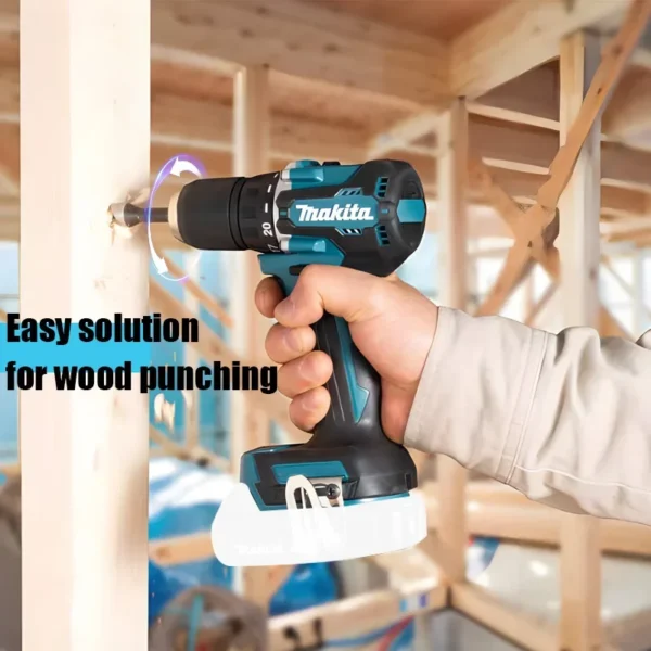 Makita DDF487 Screwdriver Cordless Percussion Drill 18V Electric Variable Speed Brushless Motor Impact Power Tool Power Drill 6