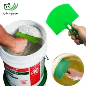 1Pc Curved Bucket Scoop Putty Knife Scraper Spackle Paint for Drywall Finishing Plaster Scraping Decals Patch Construction Tools 1