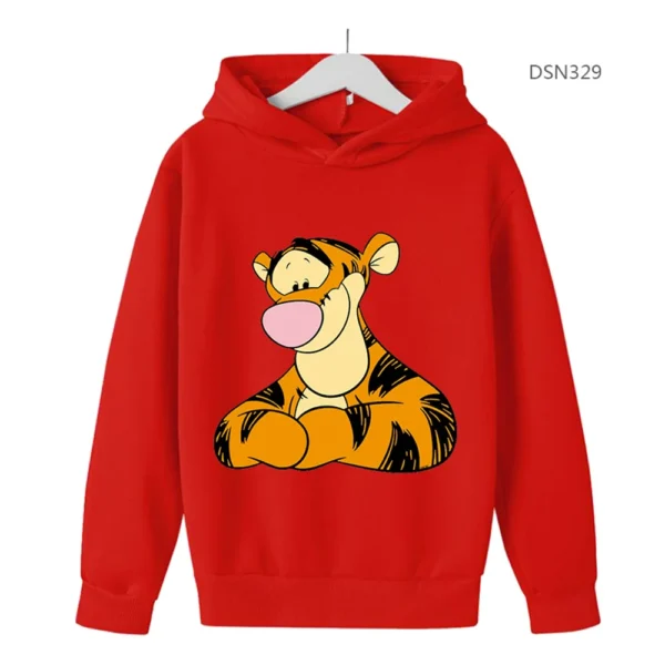 Kids Disney Tigger Clothes Kids Boys Sweatshirt Baby Girls Clothing Sweatshirts Tigger Sweater Pullovers Tops Hoodies Sportwear 3