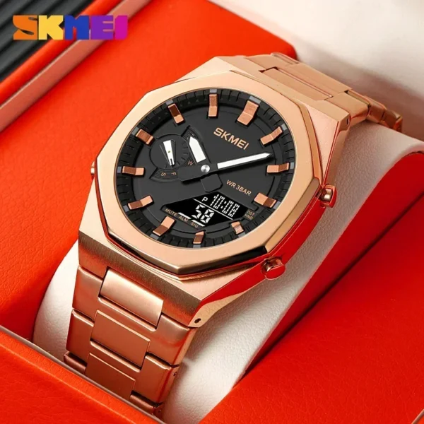 SKMEI Fashion Casual Business Quartz Watch 1816 Light Date Waterproof Wristwatch Relogio Masculino Mens Sports Watches 5