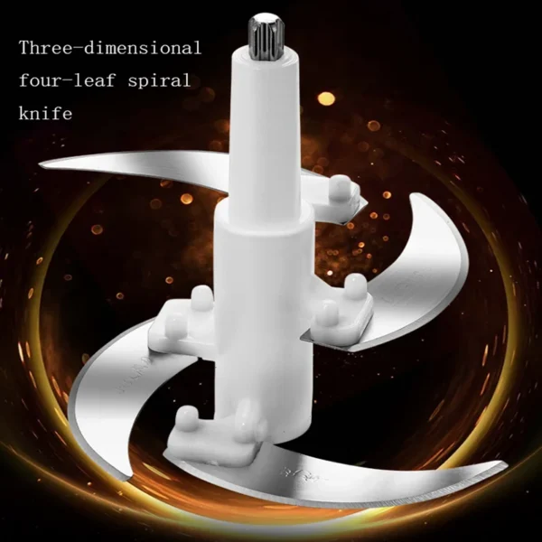 Multfunctional Garlic Peeler Household Electric Meat Grinder Garlic Shredder Fruit and Vegetable Chopper Kitchen Tool 4