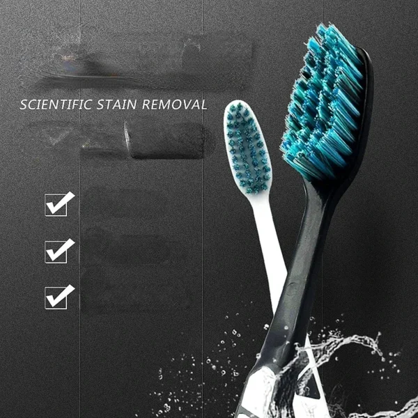 Ultra-fine Soft Toothbrush Adult Men Women Dental Tooth Brush Non-electric Teeth Oral Care Colorful Fluffy Hair Non-slip Handle 2