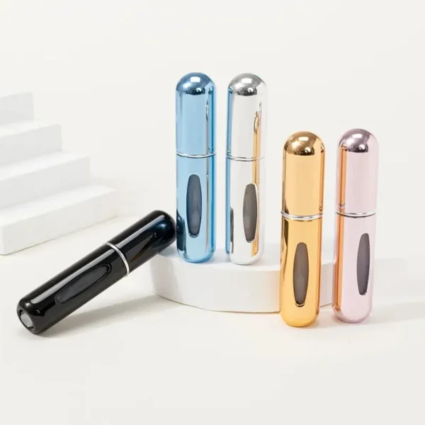 Portable Mini Travel High-end Perfume Bottle Base Refill Bottle Straight Charging Small Sample Perfume Aluminum Material 5