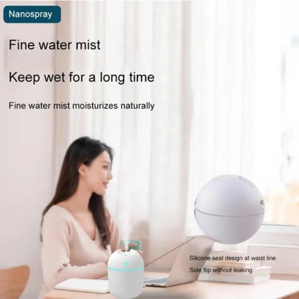 Mini Large Mist Volume USB Air Humidifier Household Small Desktop Intelligent Car New Aromatherapy Machine 6