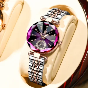 POEDAGAR Luxury Woman Wristwatch Elegant Waterproof Stainless Steel Watch for Ladies Dress Diamond Quartz Women's Watches Reloj 1