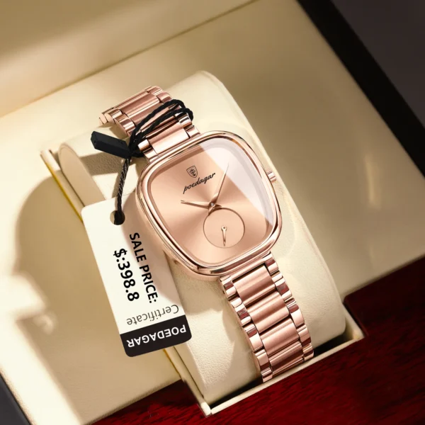 POEDAGAR Luxury Watch for Woman Waterproof Stainless Steel Quartz Ladies Watch High Quality Women's Watches Elegant Female Clock 2