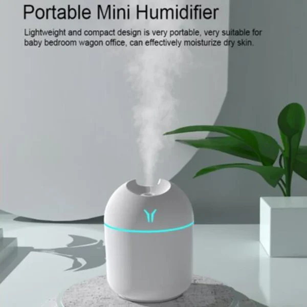 Mini Large Mist Volume USB Air Humidifier Household Small Desktop Intelligent Car New Aromatherapy Machine 1