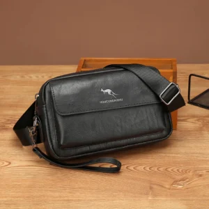 2024 Male Crossbody Waterproof Designer Classic Messenger Bags Pouch Men's Handbag Shoulder Bag Luxury Men Boy Leather Husband 1