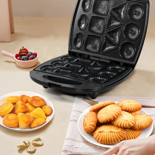 Electric Donut Maker Cooking Kitchen Appliances Bubble Egg Cake Oven Breakfast Machine Waffles Pot Iron Non-stick Coated Sonifer 2