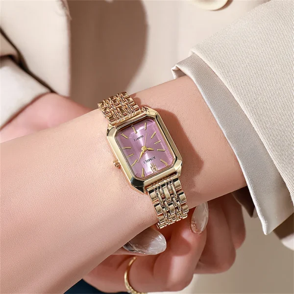 UTHAI 2024 New Women Watch Light Luxury Brand Stainless Steel Ladies Business Watches Female Student Fashion Quartz Wristwatches 4