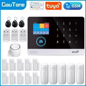 GauTone PG103 Alarm System for Home Burglar Security 433MHz WiFi GSM Alarm Wireless Tuya Smart House App Control 1