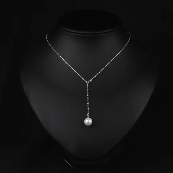 New Korean Version Of The Clavicle Adjustable Imitation Pearl Necklace Fashion Wild Pendant Necklace Women Jewelry Long Necklace 5