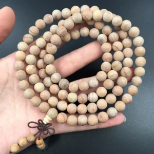 Natural Camphor Wood Beads Bracelet,6/8MM 108 Buddha Bracelets Men Women Jewelry Natural Incense Balanced Health 1