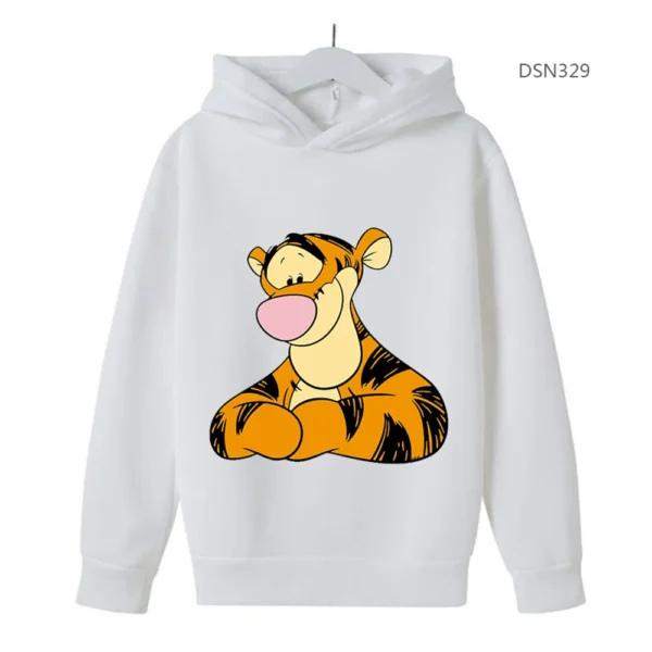 Kids Disney Tigger Clothes Kids Boys Sweatshirt Baby Girls Clothing Sweatshirts Tigger Sweater Pullovers Tops Hoodies Sportwear 5