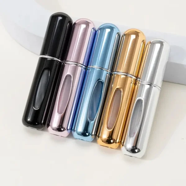 Portable Mini Travel High-end Perfume Bottle Base Refill Bottle Straight Charging Small Sample Perfume Aluminum Material 3