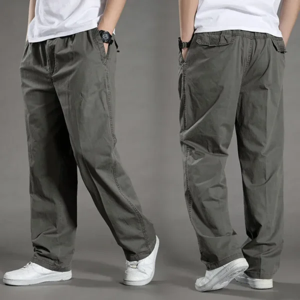 Men's Cargo Pants Summer Spring Cotton Work Wear New In Large Size 6XL Casual Climbing Joggers Sweatpants Hombre Autumn Trousers 2