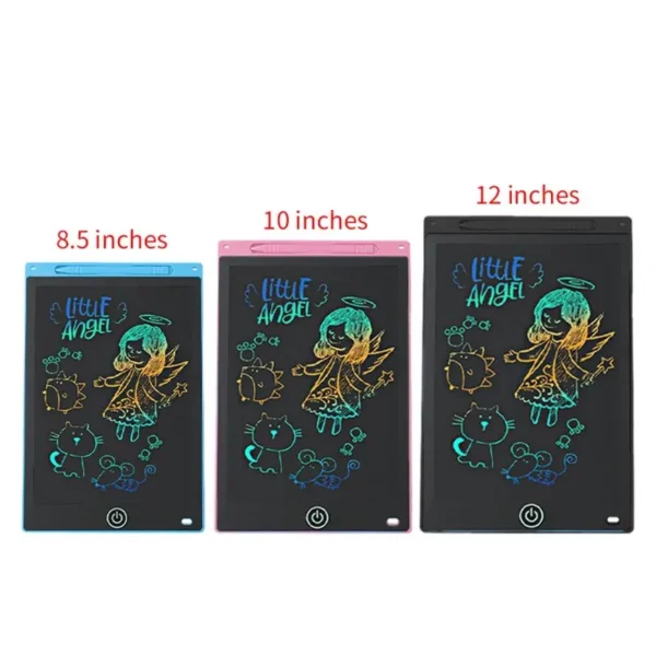 6.5/8.5/10/12 Inch LCD Writing Tablet Drawing Board Graffiti Sketchpad Mgaic Erasable Handwriting Pad Toys for Kids Boys Gifts 6